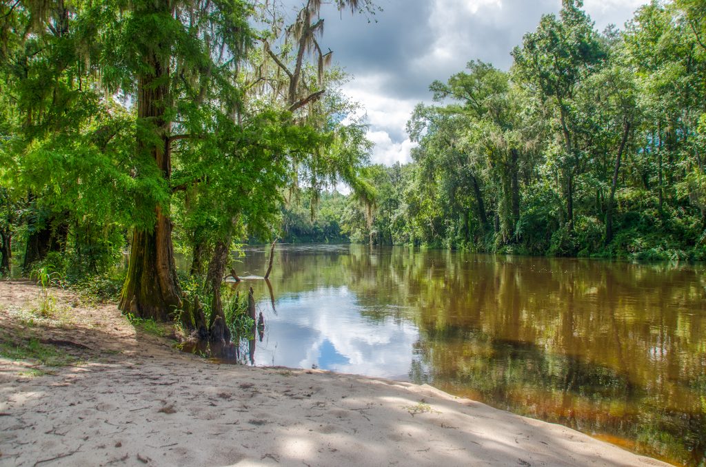 The Withlacoochee River break stop