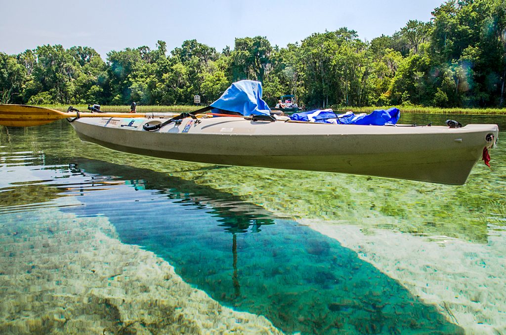 Elevated Kayak Effect on Rainbow River