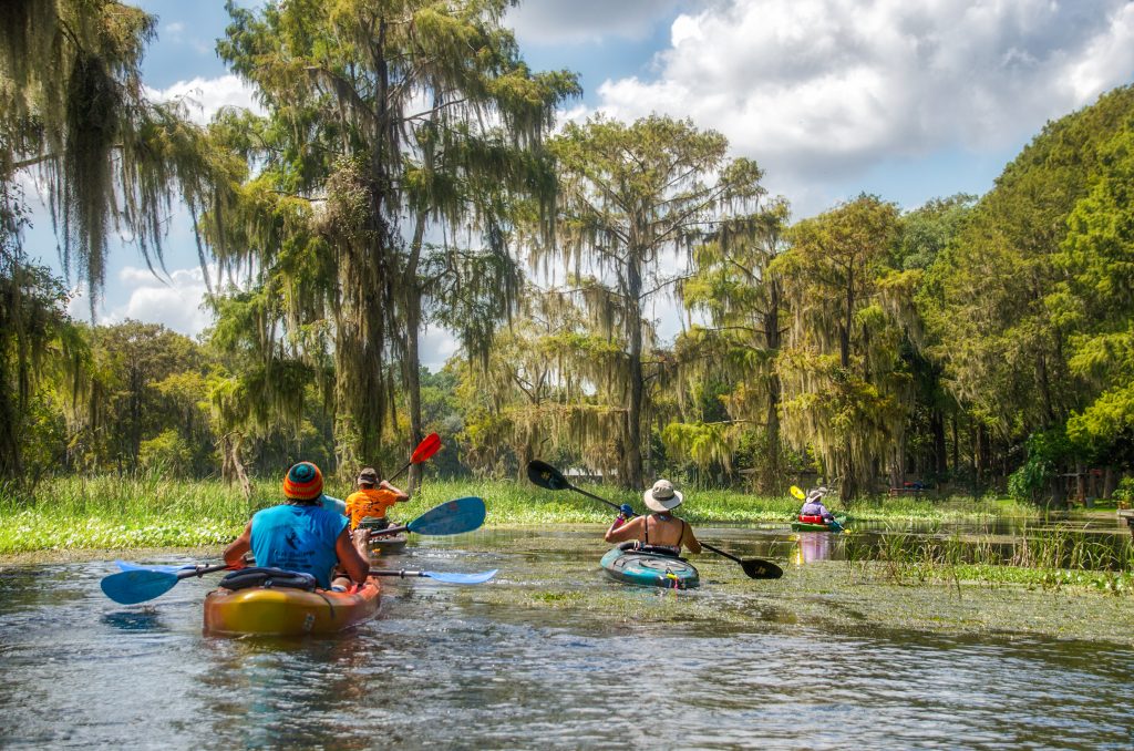 BGA Paddles On the Rainbow River