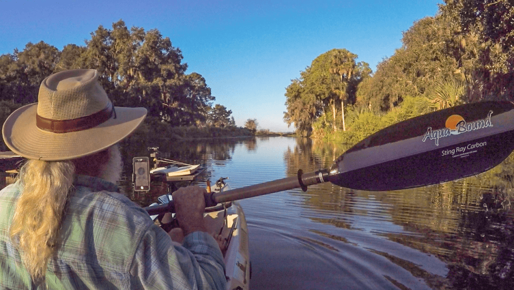 Paddling to Cross Creek