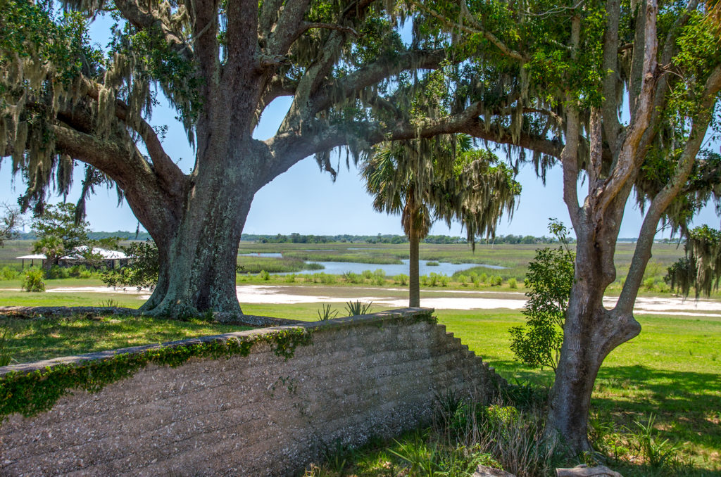 View of St Mary's River from Ruins