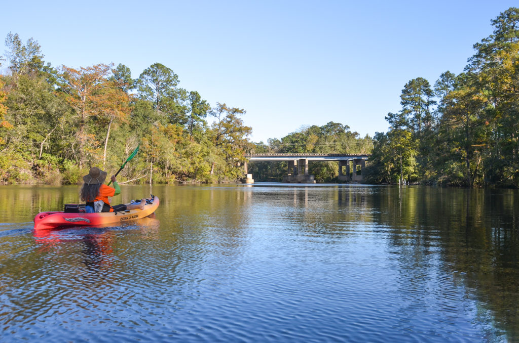 Approaching the 121 Bridge