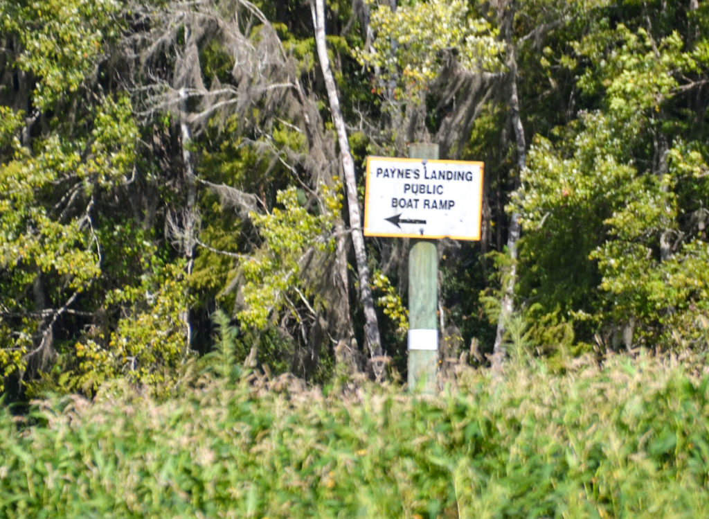 Public Boat Ramp Sign