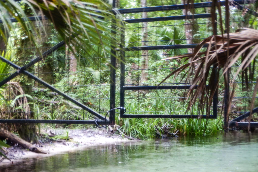 Locked Gate on Indian Creek