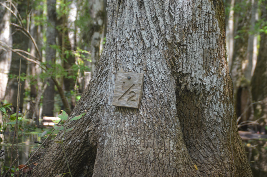 Durbin Creek Mileage Marker