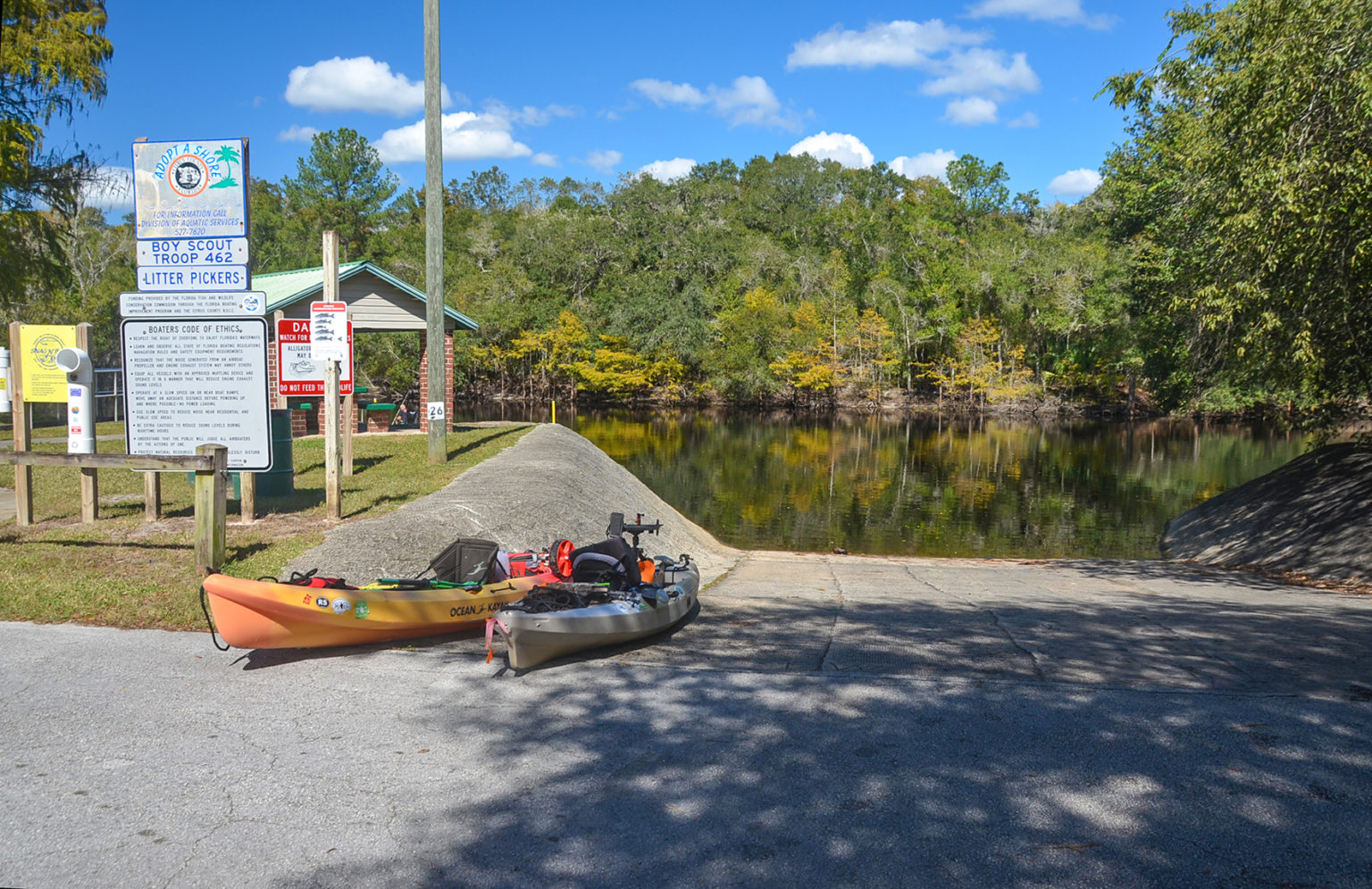 Spruce Public Boat Ramp Florida Paddle Notes