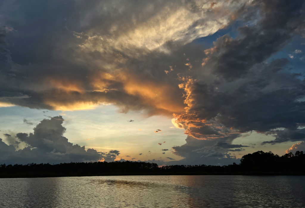 Evening Sky over Gillis Pond